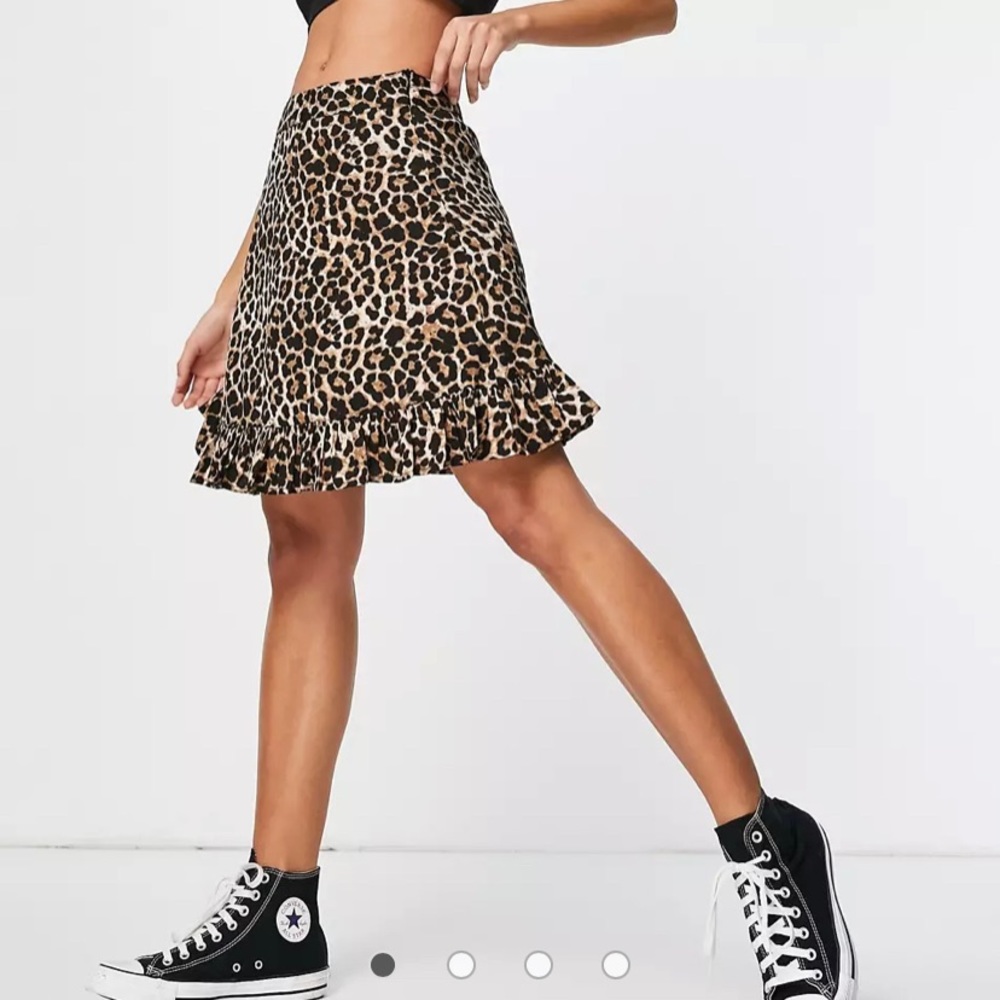 NWT NA-KD from ASOS mini skirt in leopard print 8